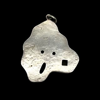 Sterling Silver and Stone Pendant