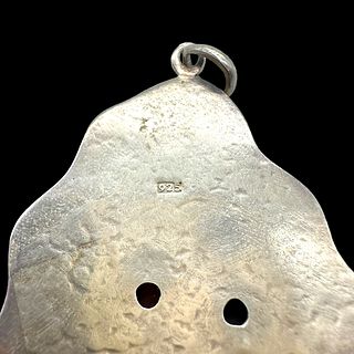 Sterling Silver and Stone Pendant