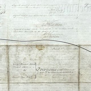 19th C British Indentured Servitude Contract