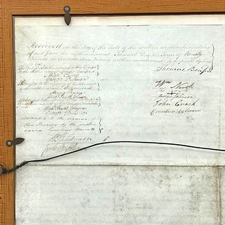 19th C British Indentured Servitude Contract