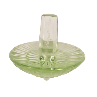 (Lot of 2) Lalique France Crystal Marguerite Toupie Spinning Tops