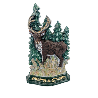 Cast Iron Doorstops Stag & Snowman