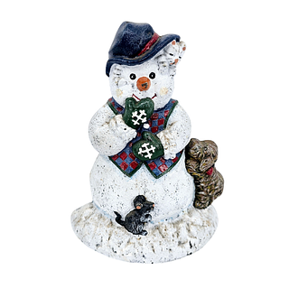 Cast Iron Doorstops Stag & Snowman