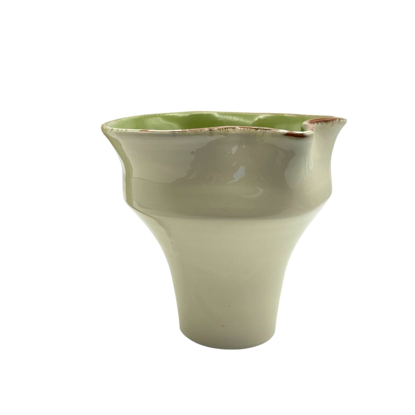 Vietri Ceramic Green Pitcher