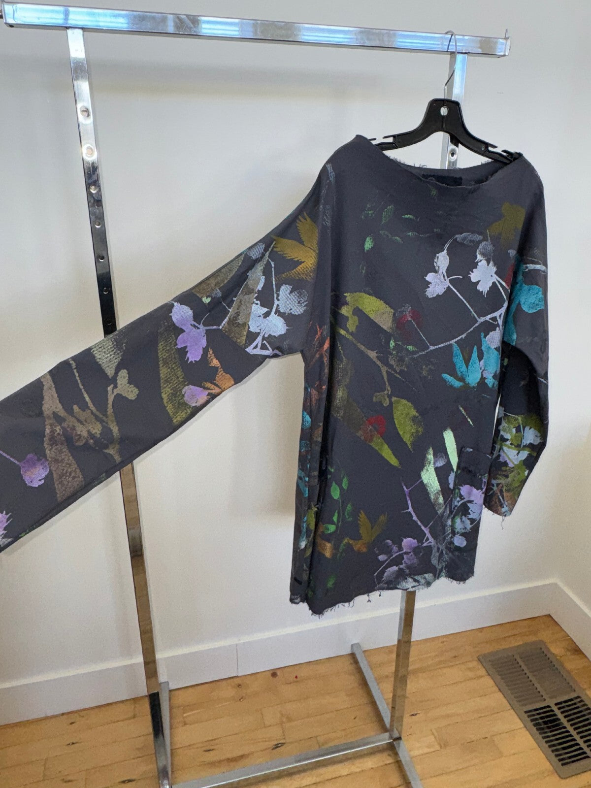 Kate Beck Black Floral Longsleeve