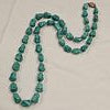 Long Coral and Turquoise Necklaces