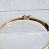 Opal, 14k Yellow Gold Bangle Bracelet