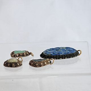 Collection of Chinese Export Multi-Stone Pendants