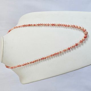 Coral, 14k Yellow Gold Necklace