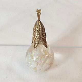 Antique Opal, 14k Yellow Gold Shaker Pendant