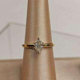 Diamond, 14k Yellow Gold Ring