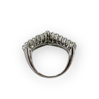 Diamond, 18k White Gold Ring