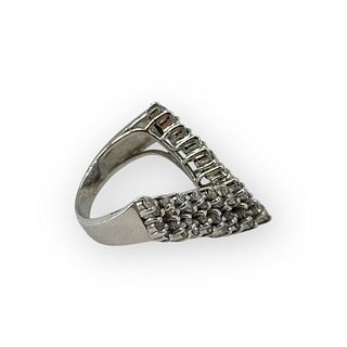 Diamond, 18k White Gold Ring