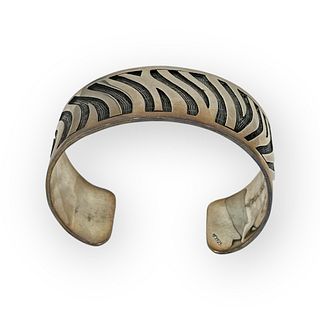 Mexican Sterling Silver Cuff Bracelet