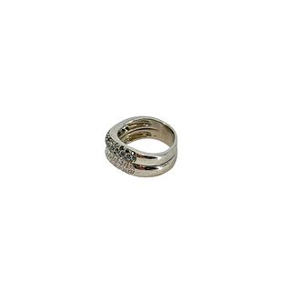 Diamond, Black Diamond, 14k White Gold Ring