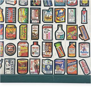 Framed 1979 Topps Wacky Packages Uncut Sheet