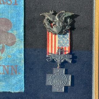 Civil War Era Framed Medals First Minnesota Un. Regiment