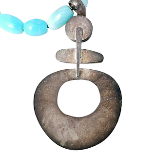 Sterling and Larimar Necklace