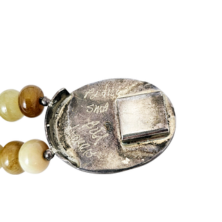 Bill Harris Graduated Stone Tiered Necklace with Faceted Stone Clasp