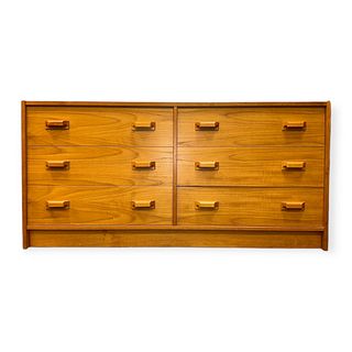 Teak 6-Drawer Dresser, Made in Denmark