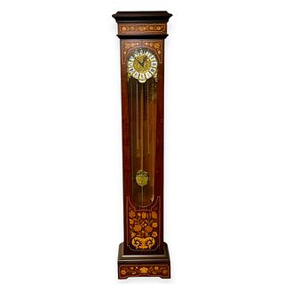 Italian Marquetry Free Standing Case Clock