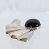 Mexican Onyx, Sterling Silver Pin