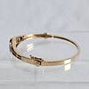 Opal, 14k Yellow Gold Bangle Bracelet