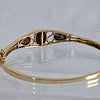 Opal, 14k Yellow Gold Bangle Bracelet