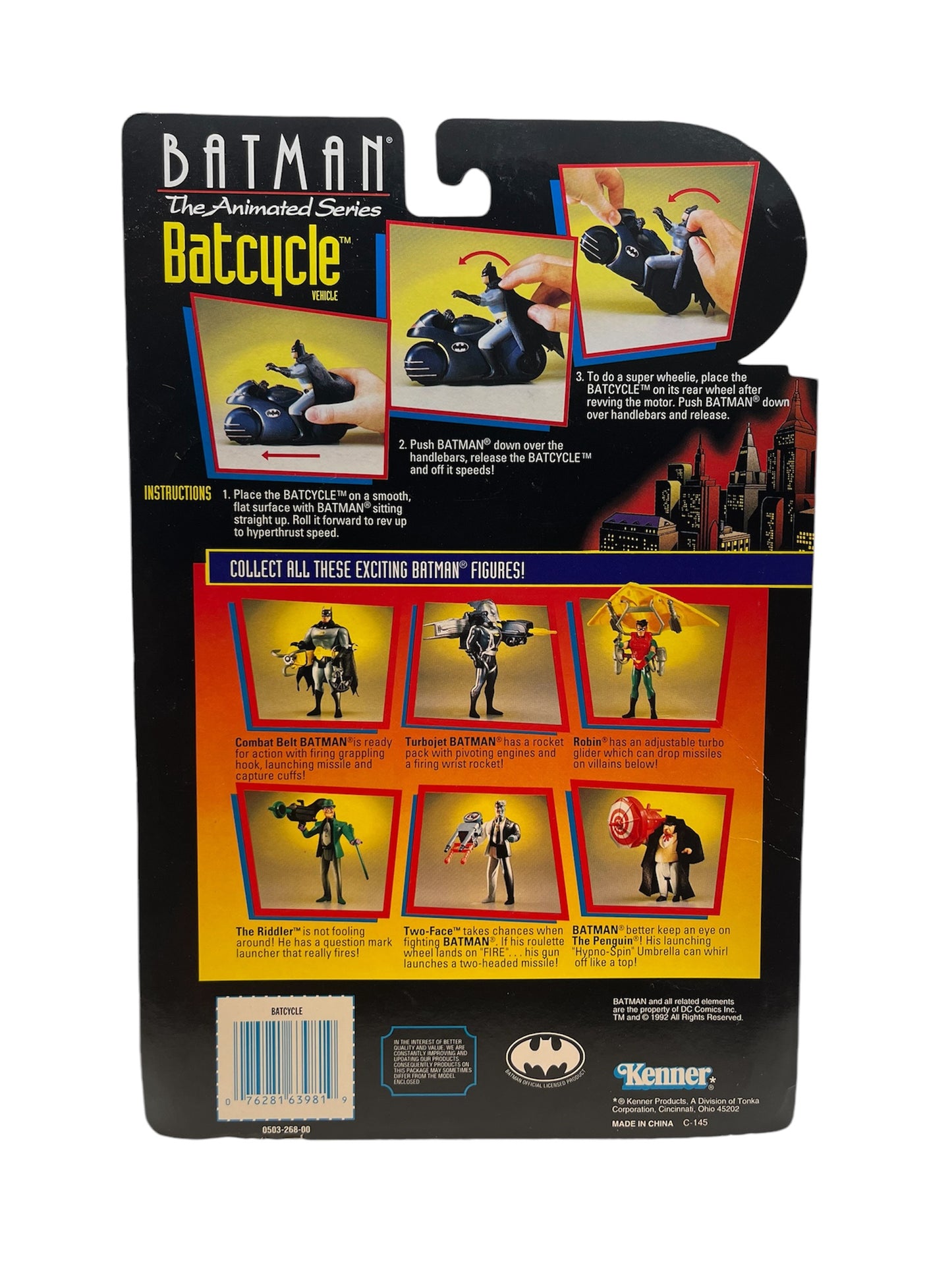 1993 Kenner Batman Sealed Action Figure