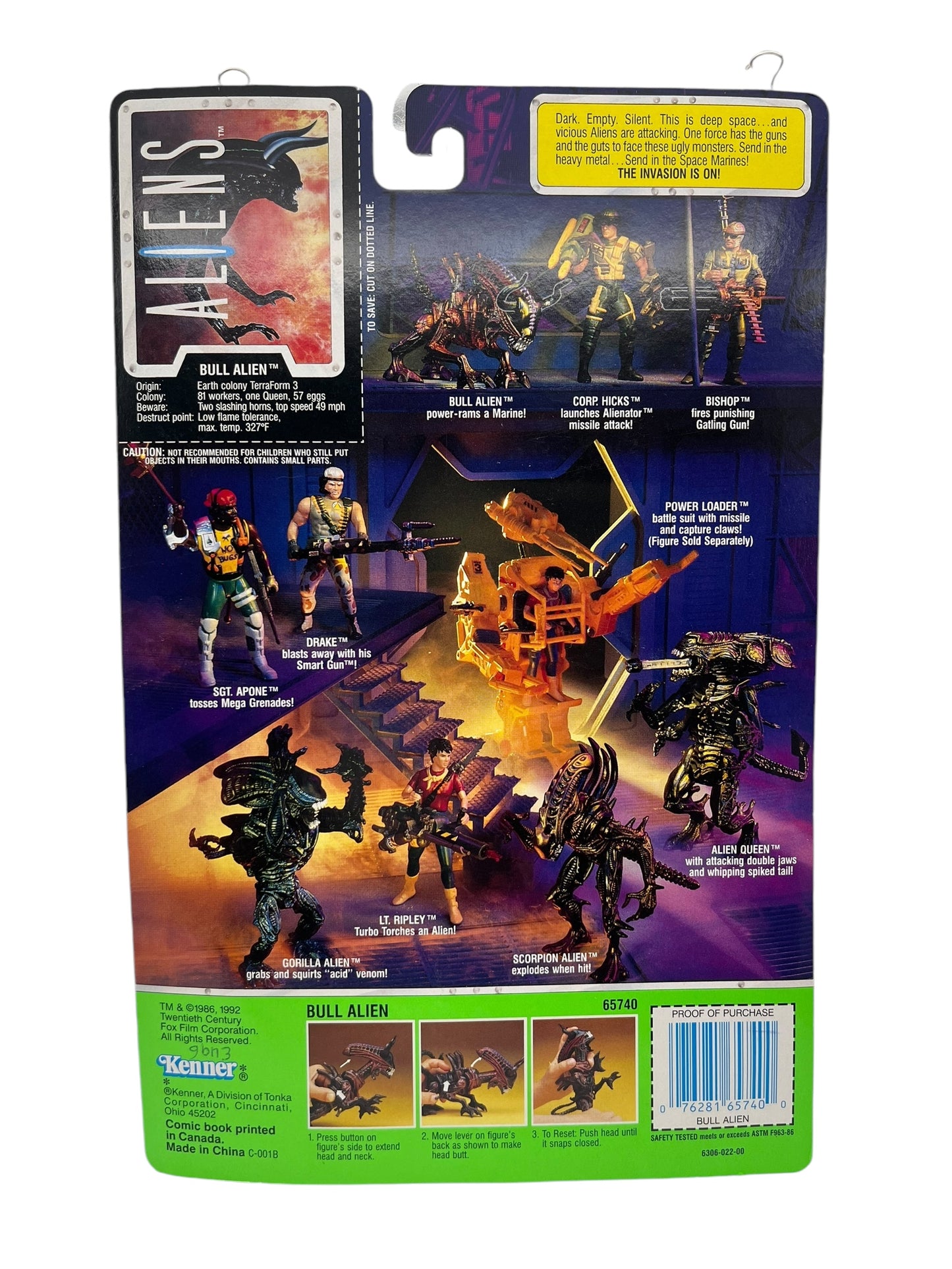 1992 Kenner Aliens Sealed Action Figure