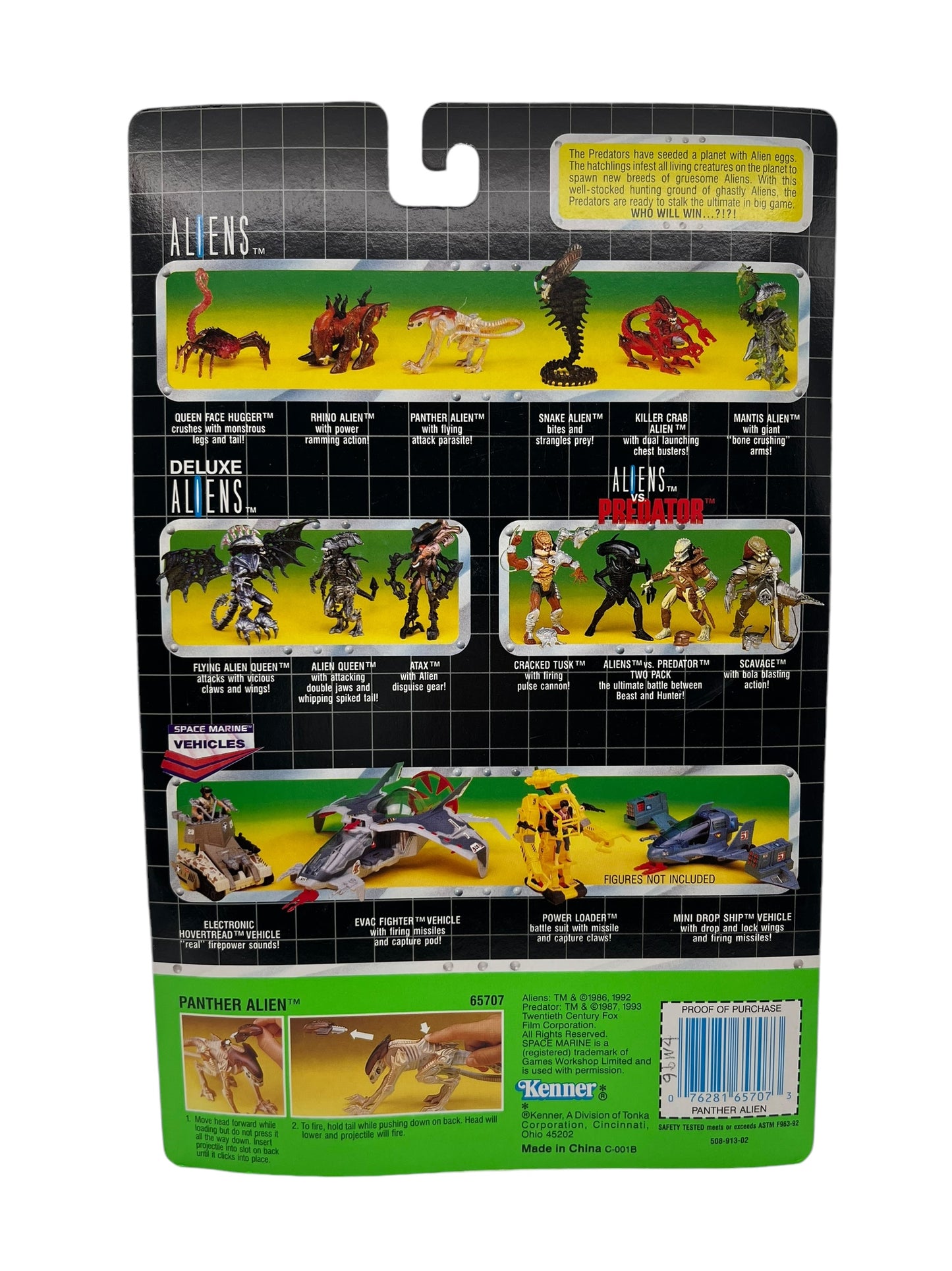 1992 Kenner Aliens Sealed Action Figure