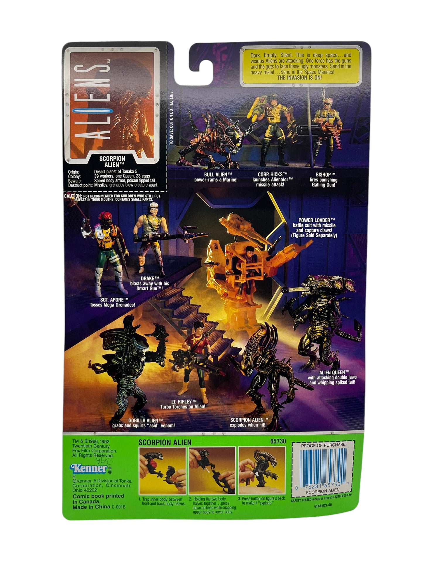 1992 Kenner Aliens Sealed Action Figure