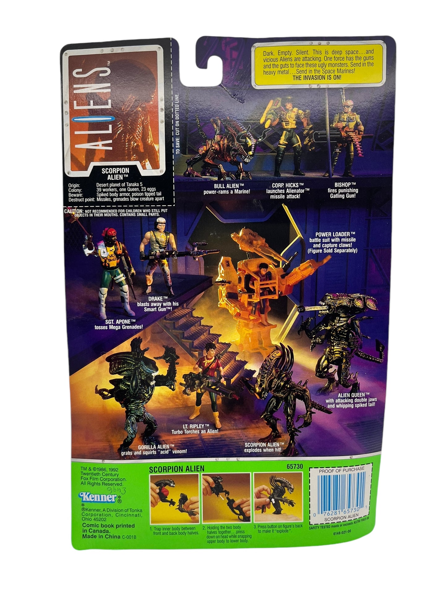 1992 Kenner Aliens Sealed Action Figure