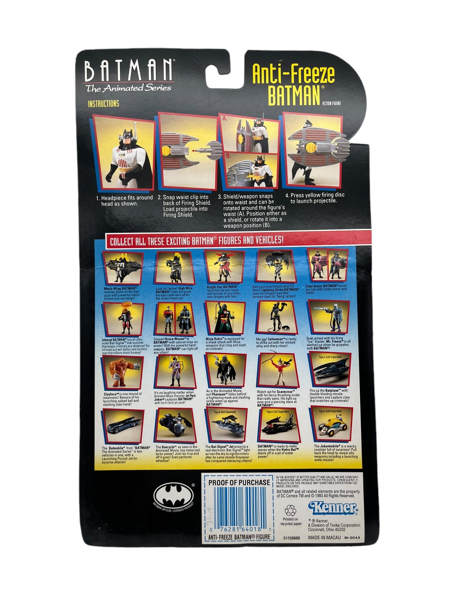 1993 Kenner Batman Sealed Action Figure