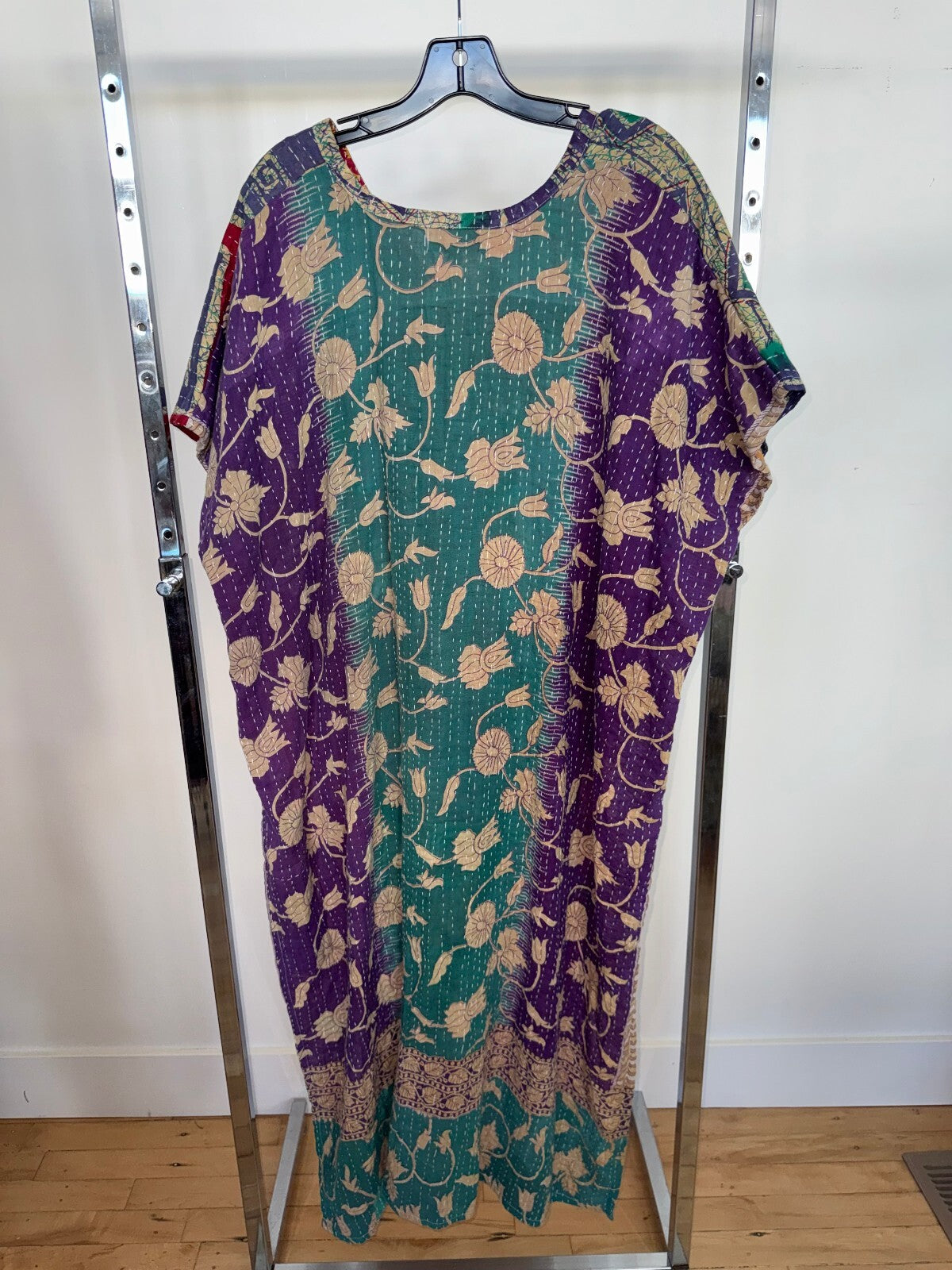 Kantha Bae Multilayered Tunic Dress, Free Size