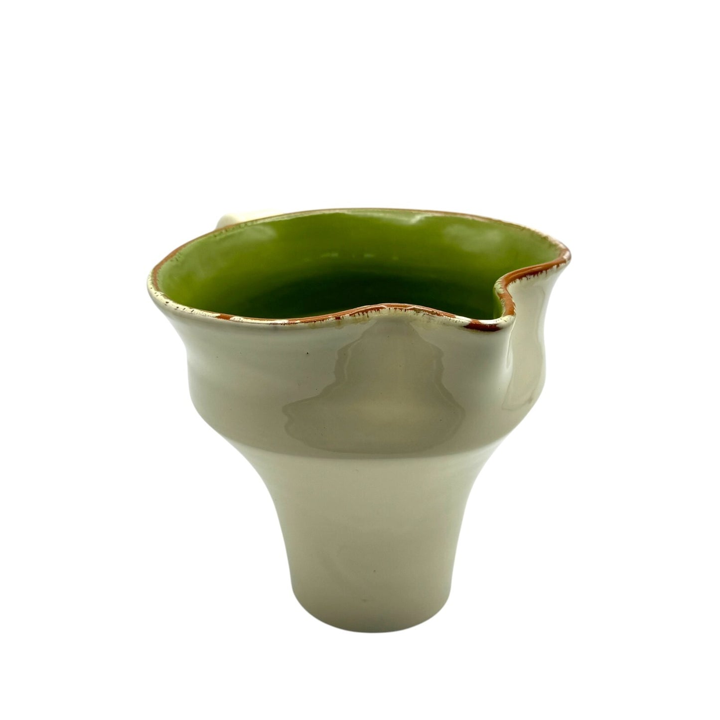 Vietri Ceramic Green Pitcher