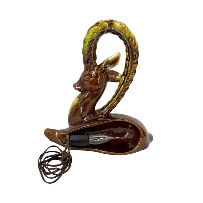Mid-Century Modern "Kudu" Gazelle TV Lamp