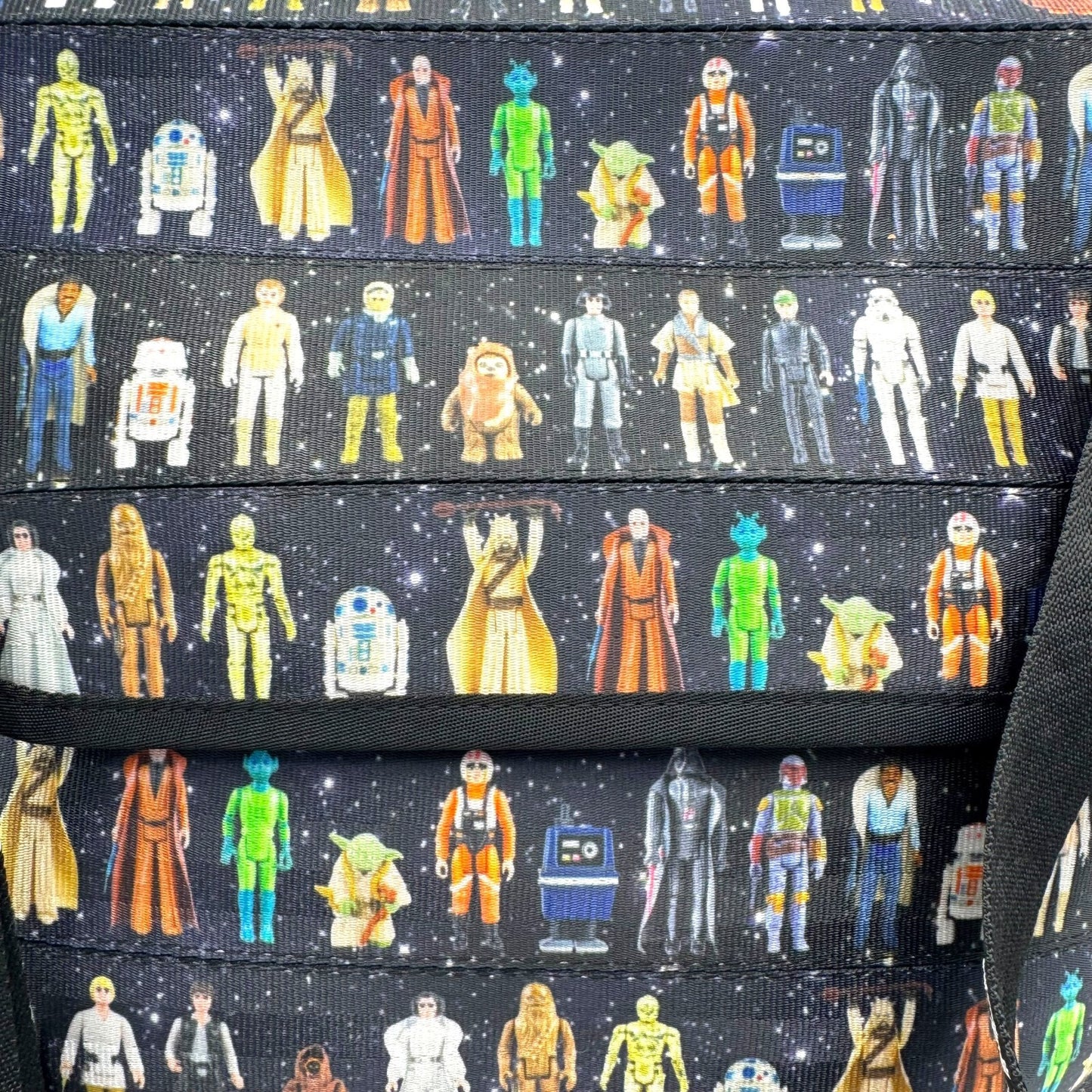 Harveys x Star Wars Streamline Foldover Crossbody Bag, Action Figure Print