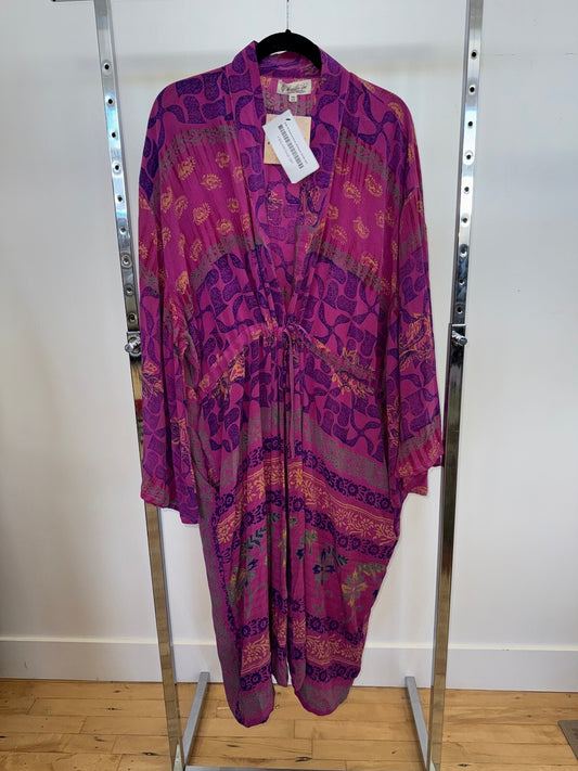 Kantha Bae Silk Kimono (Free Size), With Tags