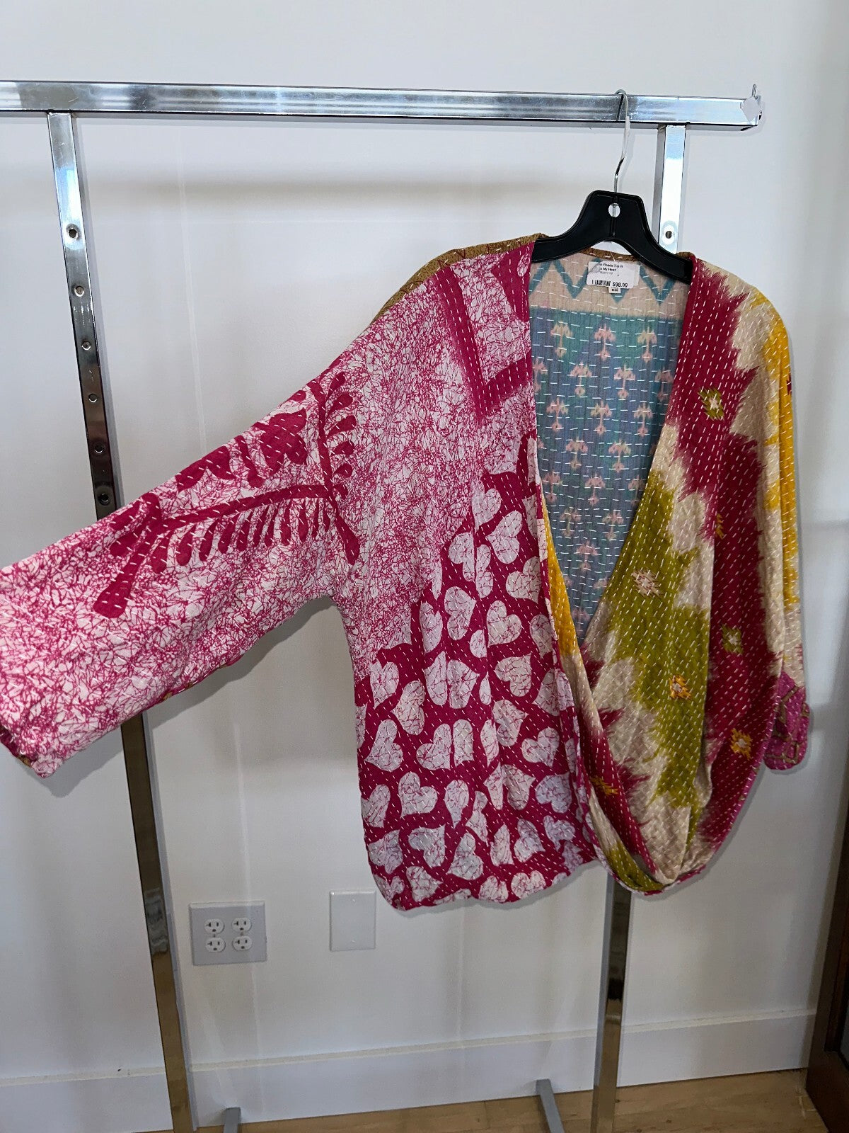 Kantha Bae Multipatterned Longsleeve Sweater, Free Size