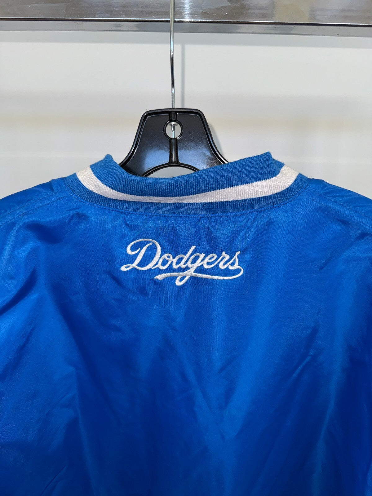LA Dodgers Blue Buttonup Jacket, Size XXXL