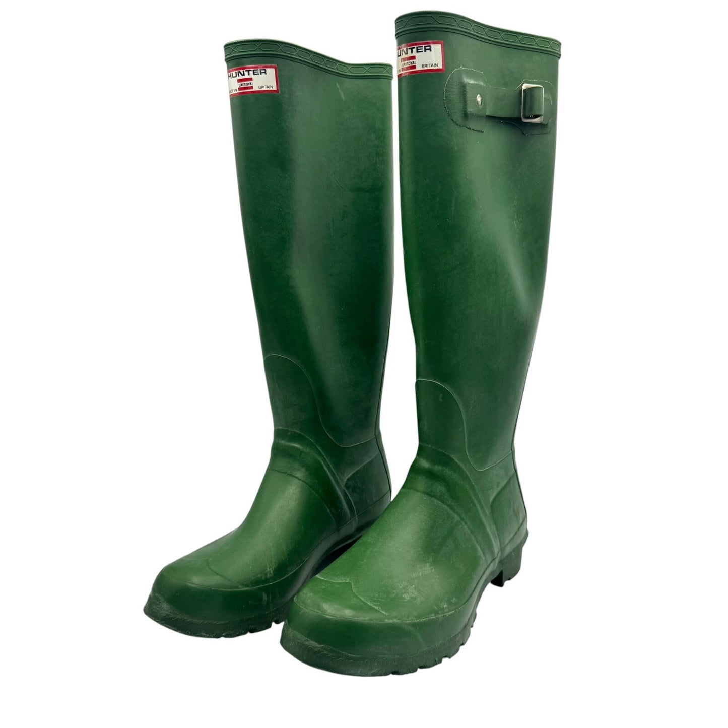 Green Hunter Uniroyal Wellington Boots, UK Size 6 (US 8)