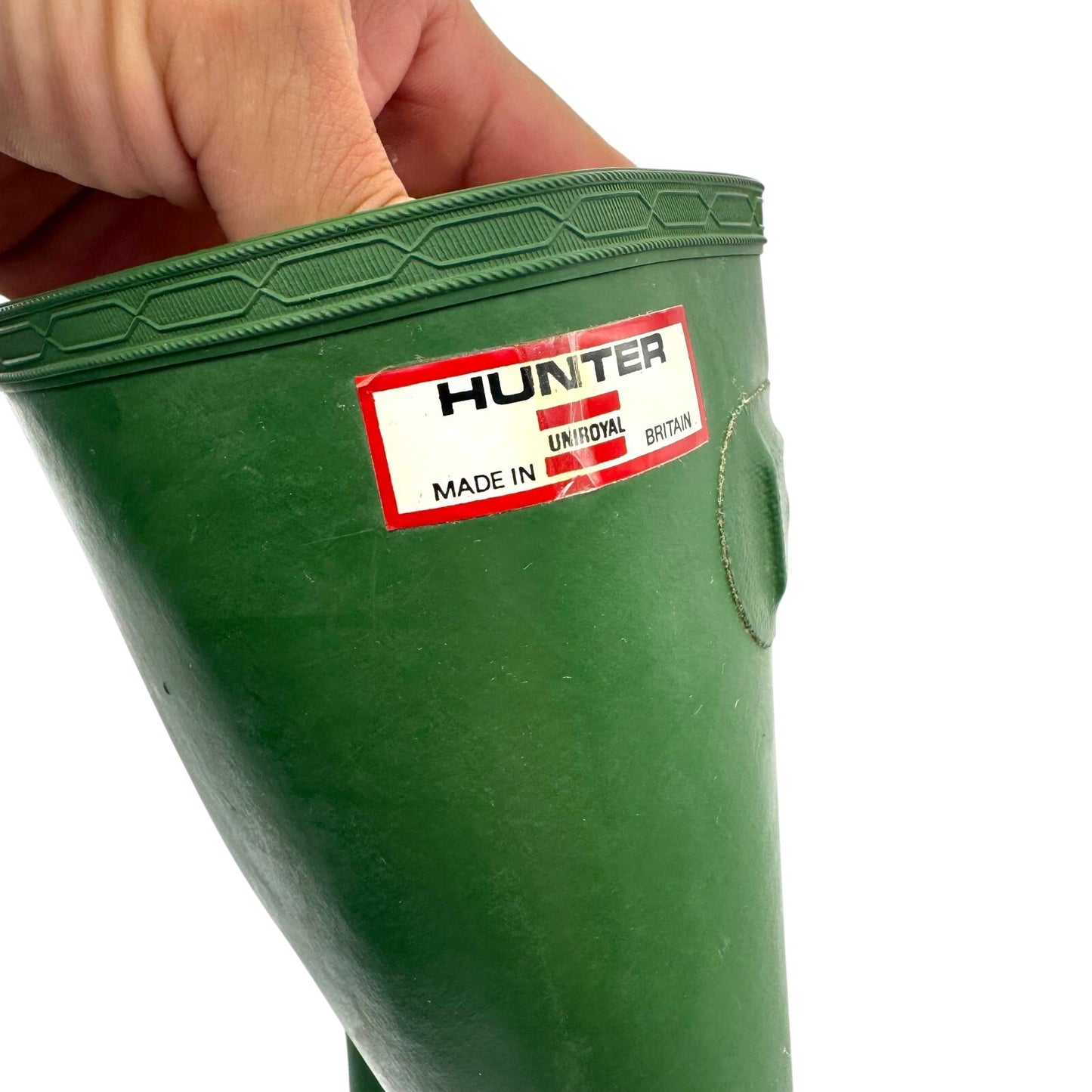 Green Hunter Uniroyal Wellington Boots, UK Size 6 (US 8)