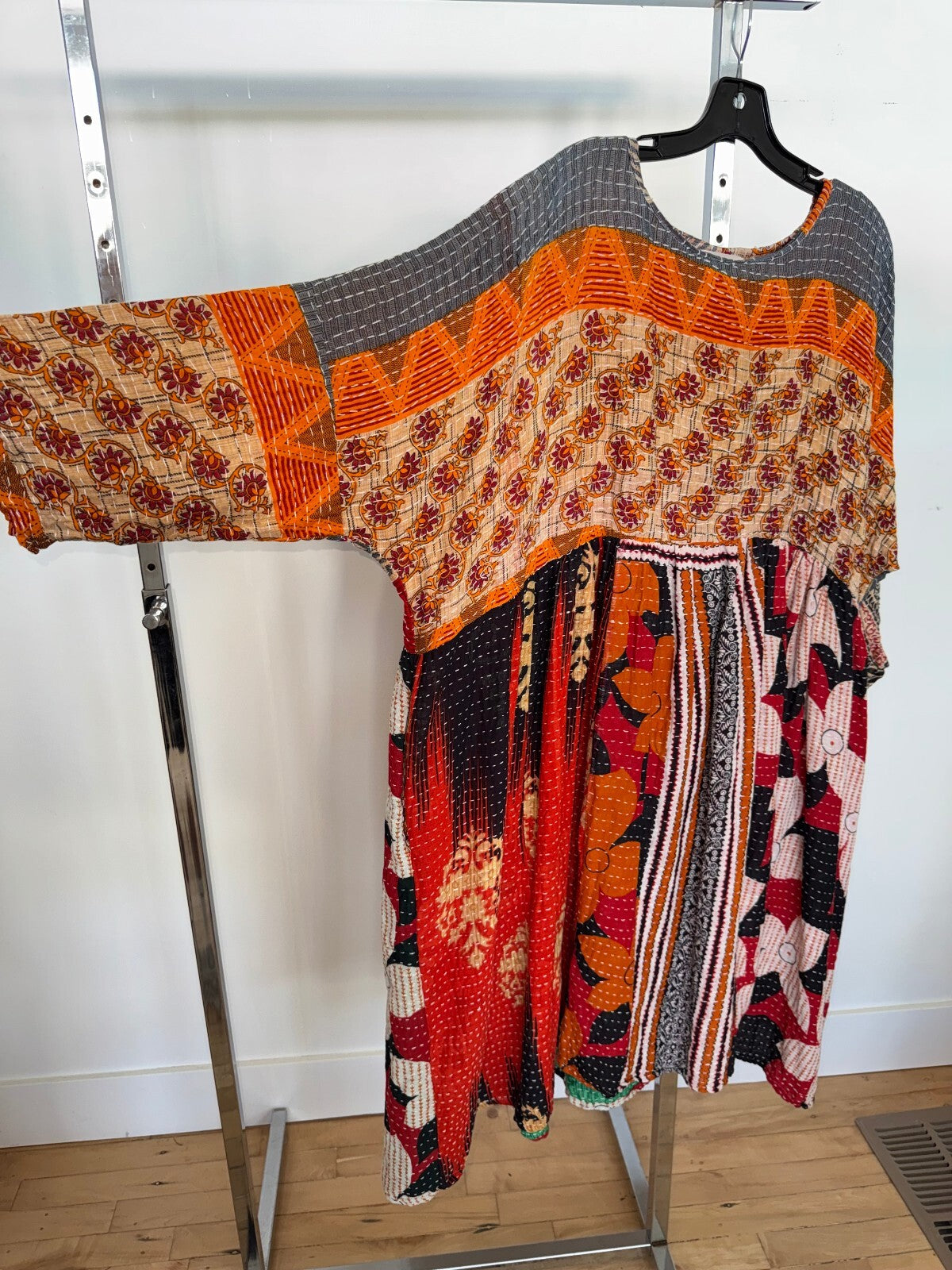 Kantha Bae Multipattern Tunic Dress, Free Size
