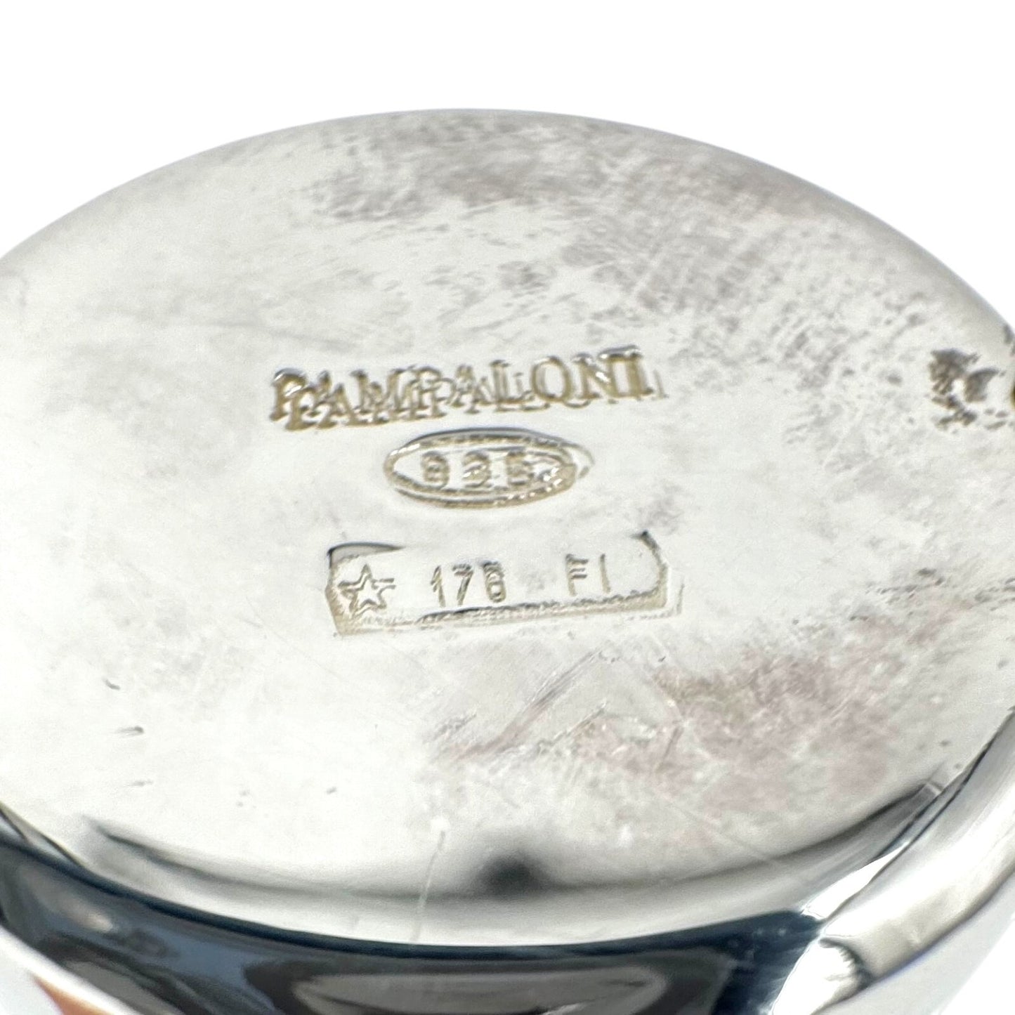 Italian Crystal Decanter with Sterling Silver Stopper, by Pampaloni