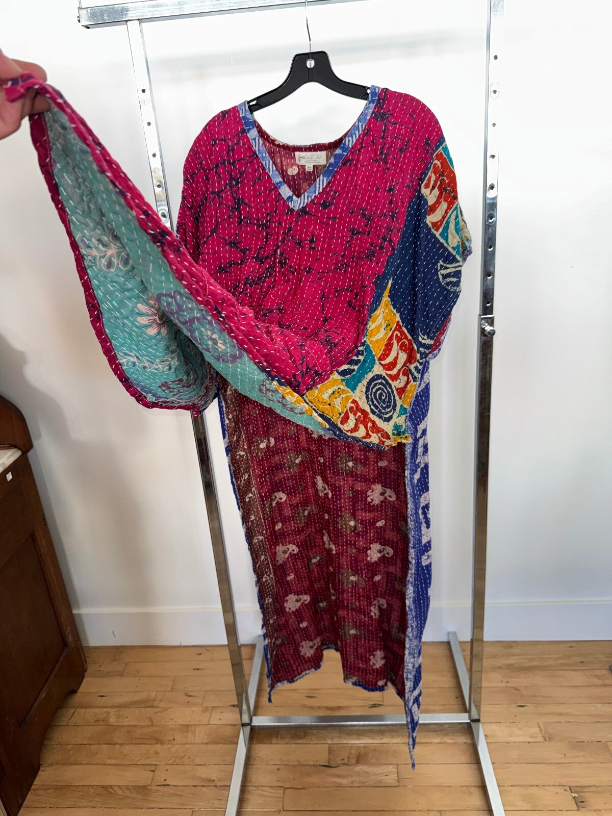 Kantha Bae Multipatterned, Multilayered Tunic Dress, Free Size