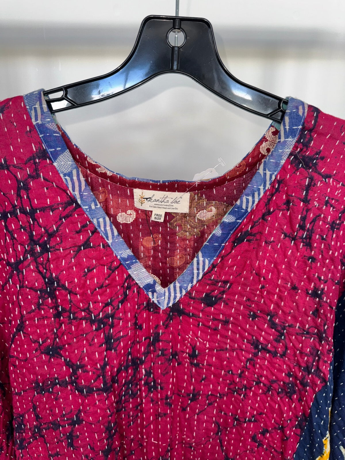 Kantha Bae Multipatterned, Multilayered Tunic Dress, Free Size