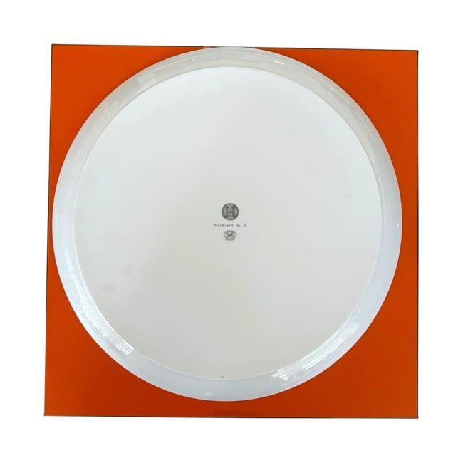 Hermes Mosaique au 24 Platinum Tart Platter