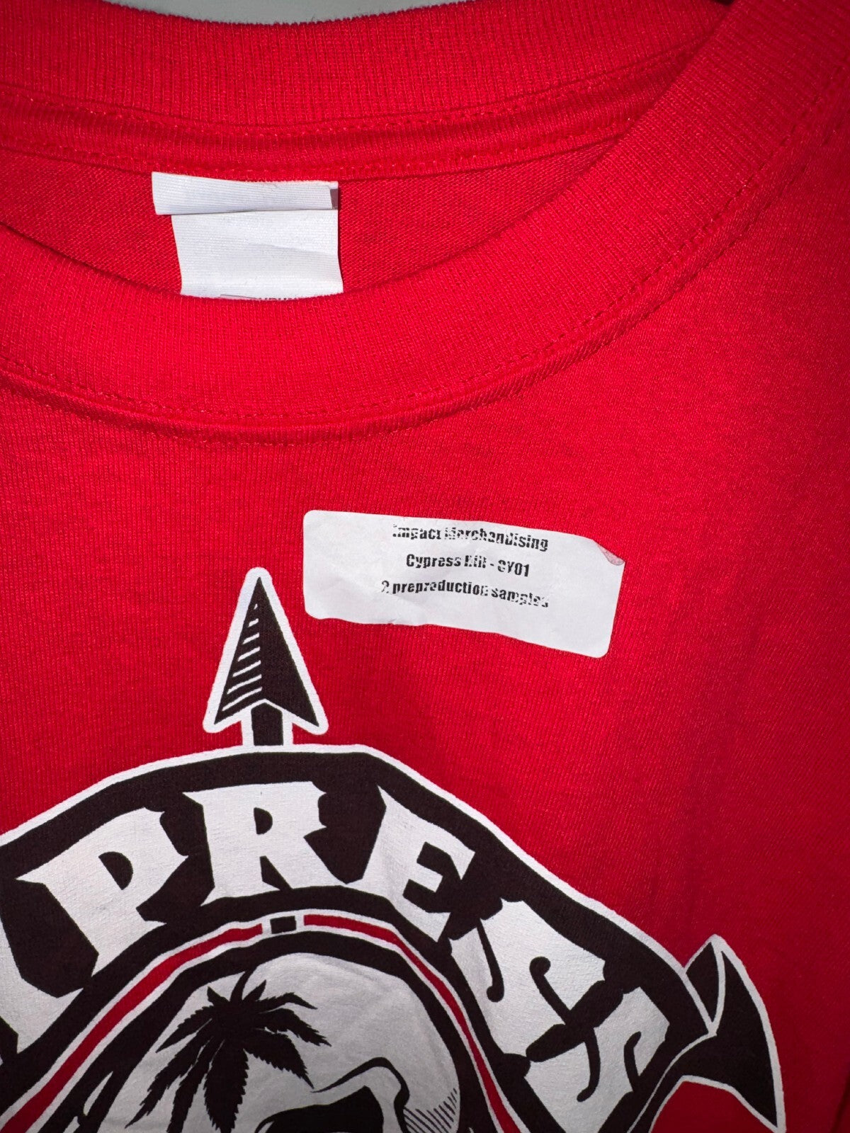 Cypress Hill Red T Shirt, Size L