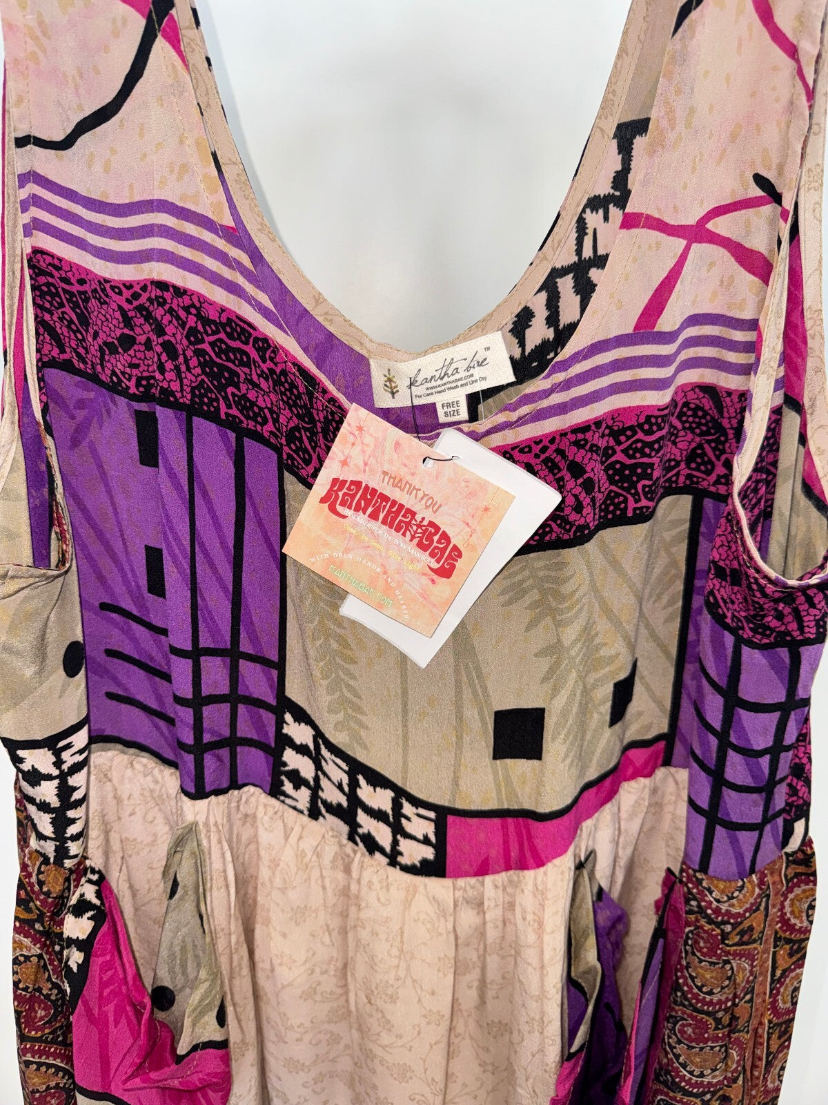 Kantha Bae Tunic Dress, Free Size